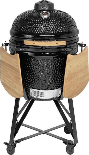 JUSTUS 145501 Keramikgrill Black J`Eggs XL, schwarz